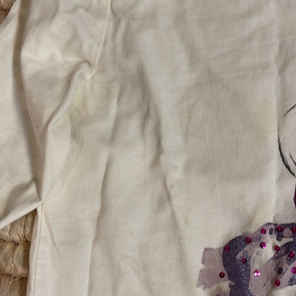 Gymboree embellished 💯 cotton ballerina T-shirt long sleeve girl 10 - Picture 6 of 11